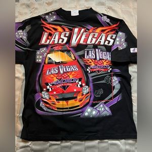 Vintage 1998 Las Vegas nascar aop tee